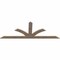 Ekena Millwork Richland Smooth Timber Gable Bracket, Douglas Fir, 96"W x 36"H x 1 1/2"D x 5 1/2"F, 9/12 Pitch GBW096X36X0206RIC00SDF - alternate 2